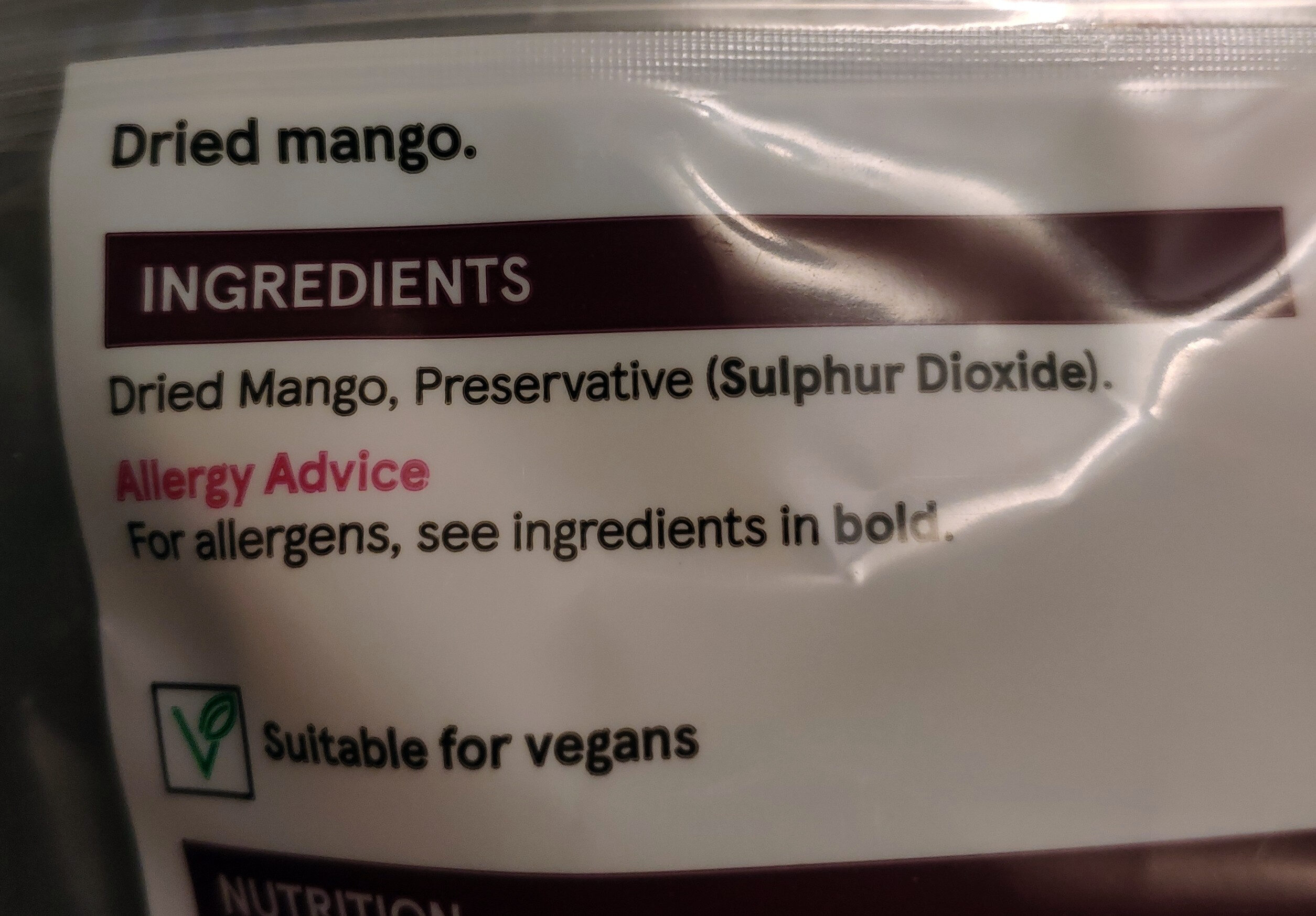 Mango - Ingredients - en