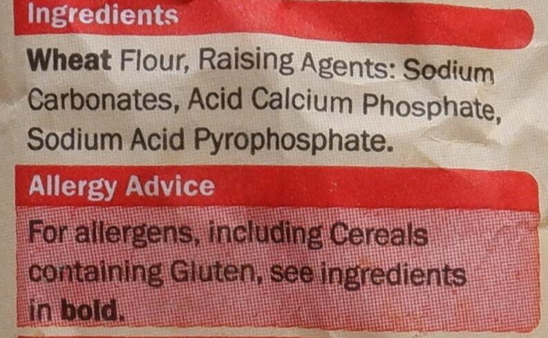 Plain flour - Ingredients - en