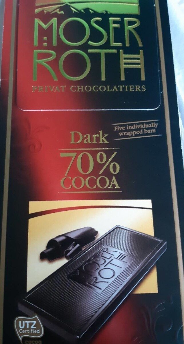 Dark Chocolate 70% Cocoa - Product - fr