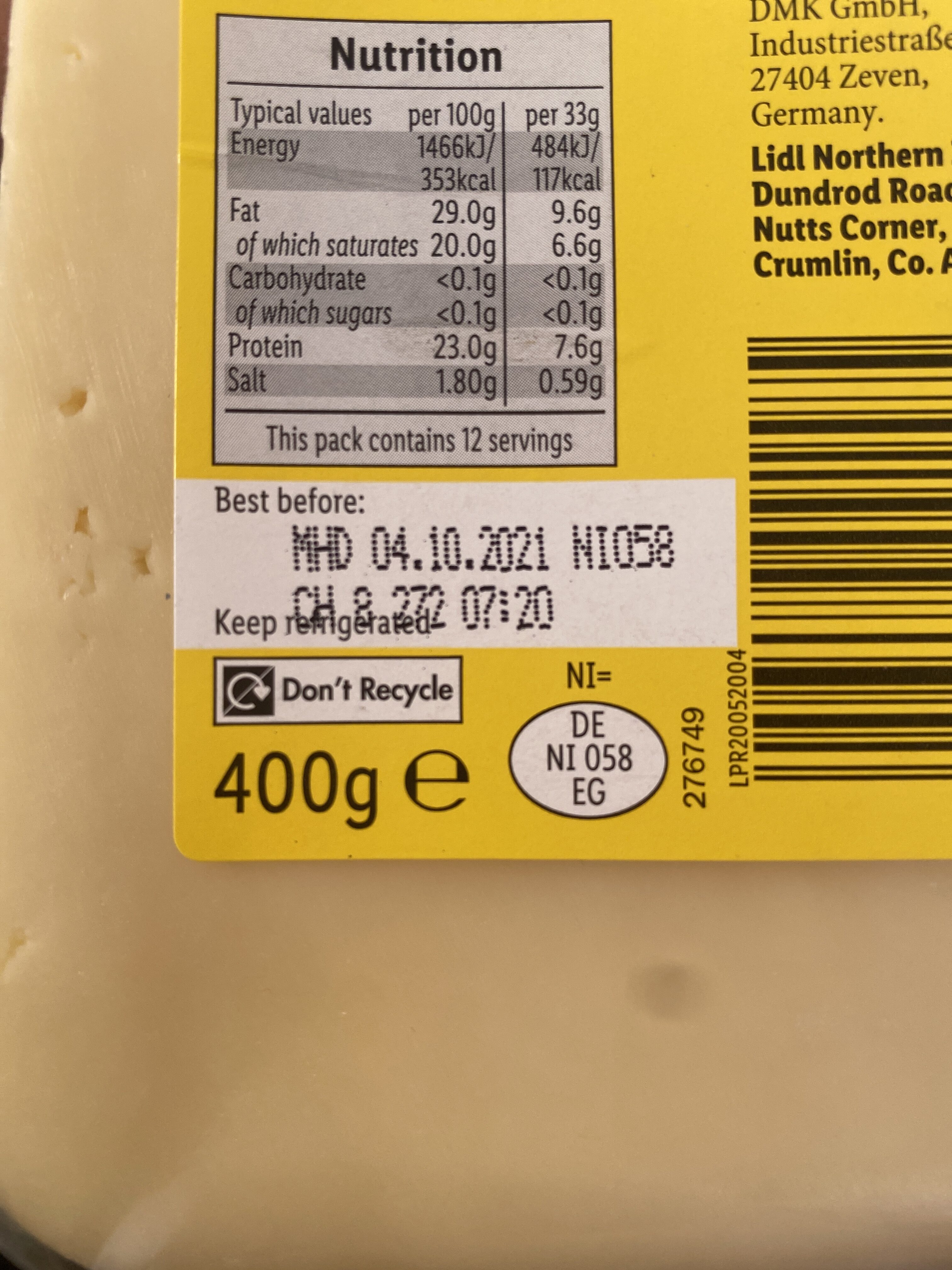 Gouda slices - Recycling instructions and/or packaging information - en