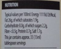 Light Mayonnaise - Nutrition facts - en