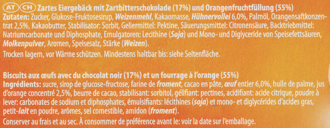 Soft Cake Orange - Ingredients - de
