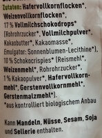Schoko Müsli - Ingredients - de