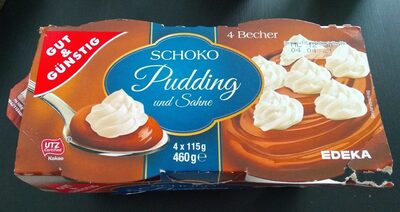 Schoko Pudding und Sahne - Product - en