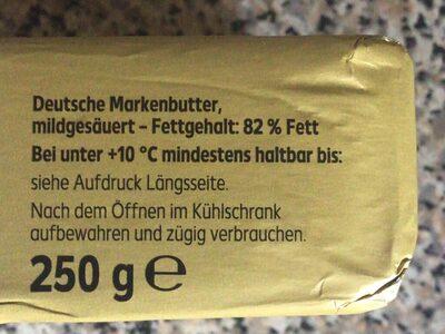 Deutsche Marken-butter - Ingredients - en
