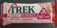 White choc & raspberry protein flapjack - Product - en