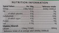 Irish Strained Protein Yogurt, 0% Fat - Nutrition facts - en