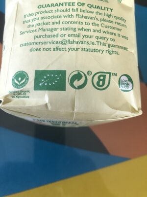 Organic Porridge Oats - Recycling instructions and/or packaging information - en