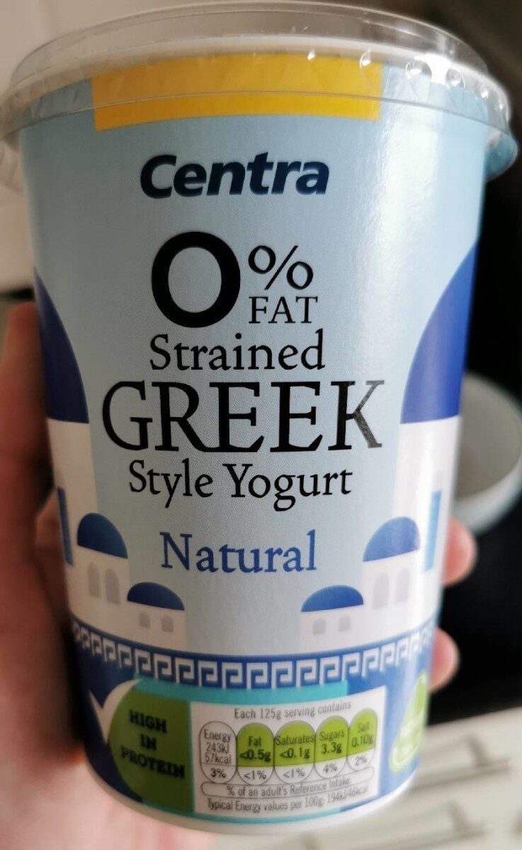 Strained Greek Style Natural Yogurt - Product - en