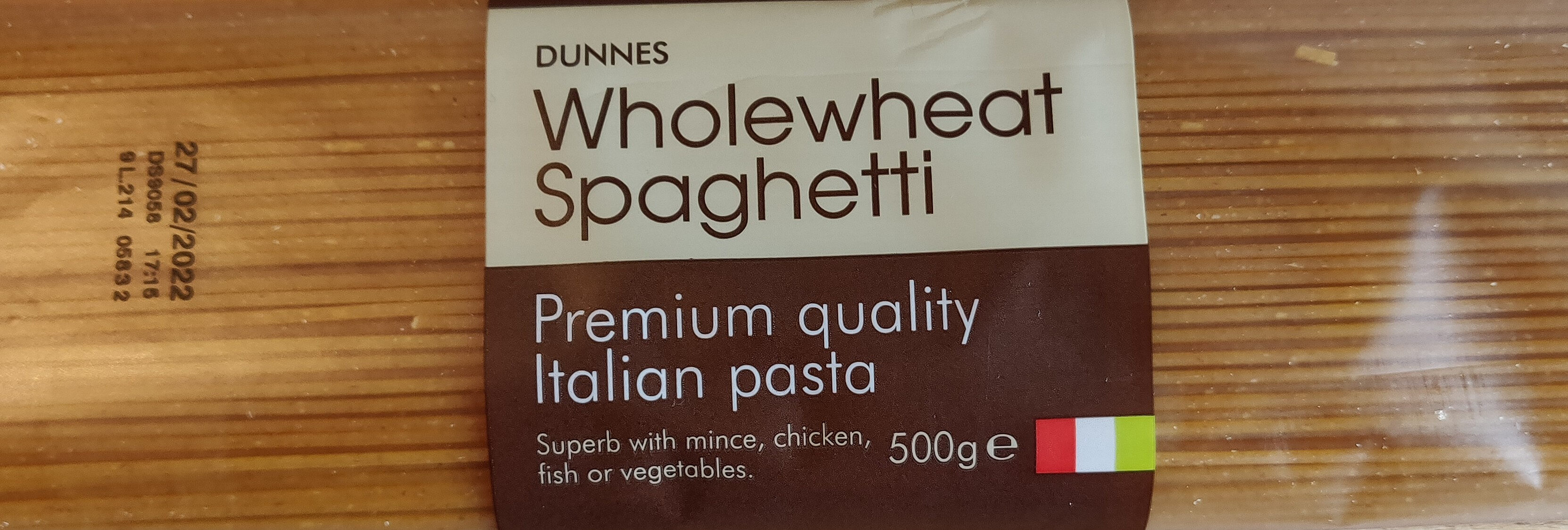 Wholewheat Spaghetti - Product - en