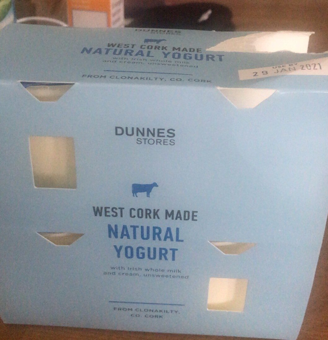 West Cork Made natural yoghurt - Product - en
