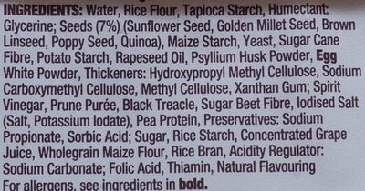 Multigrain Loaf - Ingredients - en