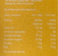 Salty Caramel - Nutrition facts - en