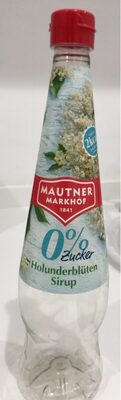 Mautner Markhof Holunderblüten Sirup - Product - en